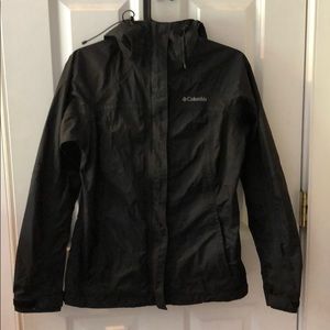 Columbia Black Rain Jacket